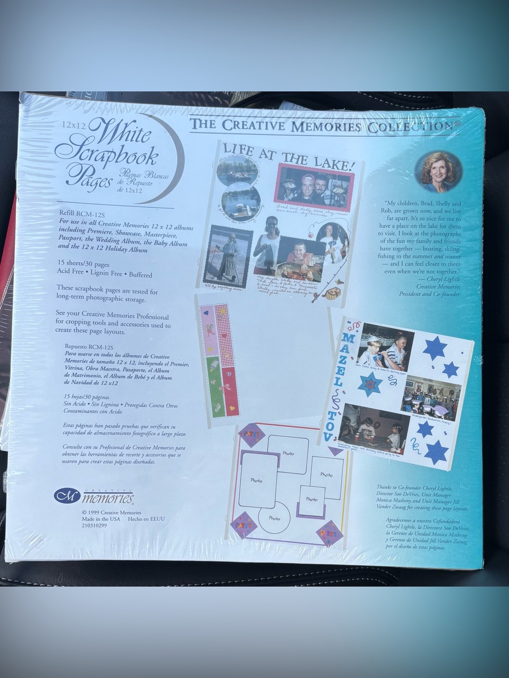 Creative Memories Refill White Pages RCM-12